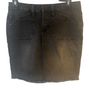 Pre Owned Women’s Rock & Republic Poison Denim Jean Mini Skirt Sz 6 Classic Goth